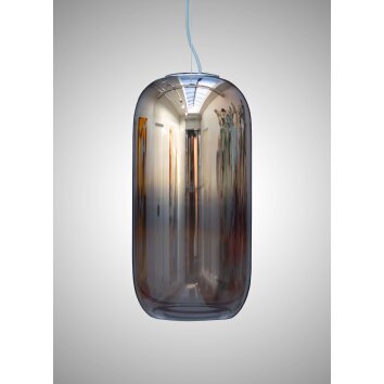 Suspension Artemide Gople Aluminium, 1 lumière