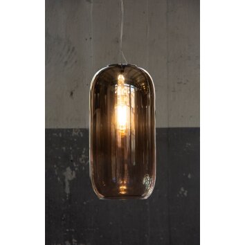 Suspension Artemide Gople Aluminium, 1 lumière