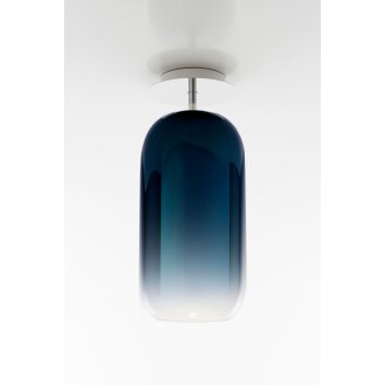 Plafonnier Artemide Gople Aluminium, 1 lumière