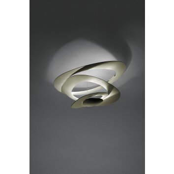 Plafonnier Artemide Pirce LED Or, 1 lumière