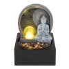 Fontaines d'intérieur Globo FONTANA LED Anthracite, Gris, 4 lumières