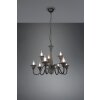 Lustre Trio Elsa Anthracite, 9 lumières