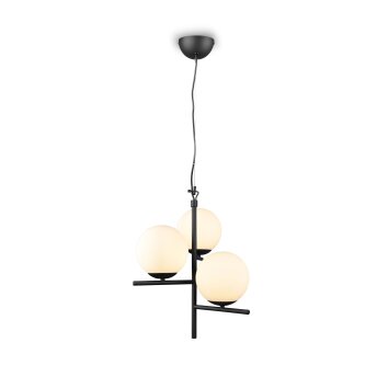 Suspension Trio Pure Noir, 3 lumières