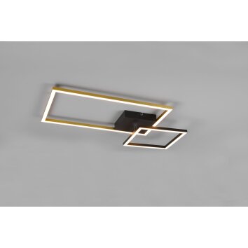 Plafonnier Reality Padella LED Laiton, 1 lumière