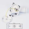 Applique murale Hakamken LED Blanc, 1 lumière