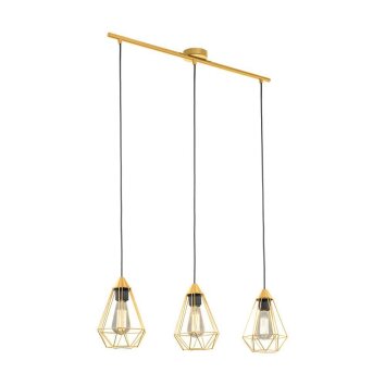 Suspension Eglo-Leuchten TARBES Laiton, 3 lumières