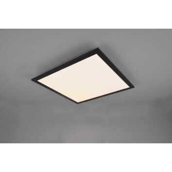 Plafonnier Reality Alpha LED Noir, 1 lumière