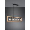 Suspension Trio-Leuchten Agra Noir, 5 lumières