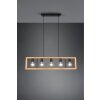 Suspension Trio-Leuchten Agra Noir, 5 lumières