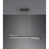 Suspension Trio-Leuchten Edge LED Noir, 1 lumière