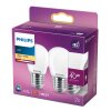 LED E27 4,3 Watt 2700 Kelvin 470 Lumen Philips Blanc, 1 lumière