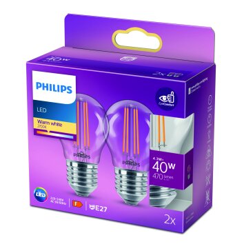 LED E27 4,3 Watt 2700 Kelvin 470 Lumen Philips