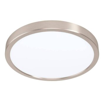 Plafonnier Eglo-Leuchten FUEVA-Z LED Nickel mat, 1 lumière