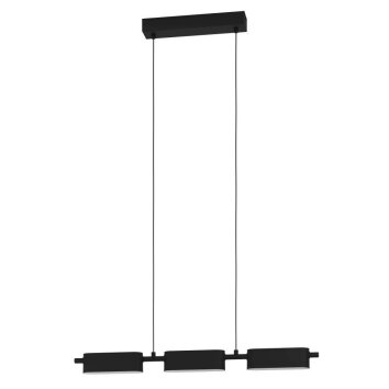 Suspension Eglo-Leuchten ROVIRA LED Noir, 3 lumières