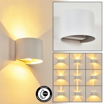 Applique murale Strandaa LED Blanc, 2 lumières