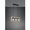 Suspension Trio-Leuchten Agra Noir, 3 lumières