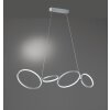 Suspension Trio-Leuchten Rondo LED Argenté, 1 lumière