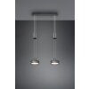 Suspension Trio-Leuchten Franklin LED Anthracite, 2 lumières