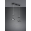 Suspension Trio-Leuchten Franklin LED Anthracite, 2 lumières