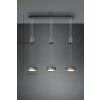 Suspension Trio-Leuchten Franklin LED Anthracite, 3 lumières