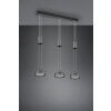 Suspension Trio-Leuchten Franklin LED Anthracite, 3 lumières