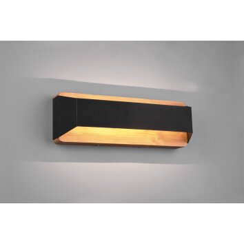 Applique murale Trio-Leuchten Arino LED Noir, 1 lumière