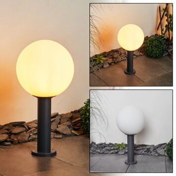 Borne lumineuse Bubodefo Anthracite, 1 lumière