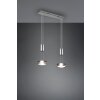 Suspension Trio-Leuchten Franklin LED Nickel mat, 2 lumières