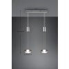 Suspension Trio-Leuchten Franklin LED Nickel mat, 2 lumières