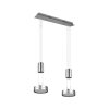 Suspension Trio-Leuchten Franklin LED Nickel mat, 2 lumières