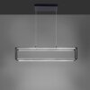 Suspension Paul-Neuhaus CONTURA LED Noir, 4 lumières