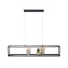 Suspension Paul-Neuhaus CONTURA LED Noir, 4 lumières