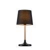 Lampe de table Leuchten-Direkt NIMA Écru, Noir, 1 lumière