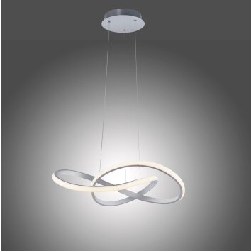 Suspension Leuchten-Direkt MARIA LED Aluminium, 1 lumière