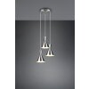 Suspension Reality Enzo Nickel mat, 3 lumières