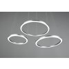 Suspension Trio-Leuchten Morrison LED Nickel mat, 1 lumière