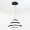 Suspension Preci LED Noir, 1 lumière