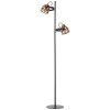 Lampadaire Brilliant-Leuchten Calley Noir, 2 lumières