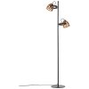 Lampadaire Brilliant-Leuchten Calley Noir, 2 lumières