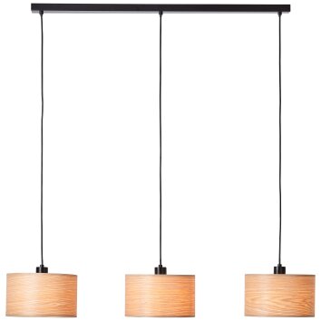 Suspension Brilliant-Leuchten Romm Noir, 3 lumières