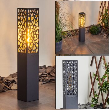 Borne lumineuse Innvoll Anthracite, 1 lumière