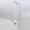 Suspension extérieur Naofe Blanc, 1 lumière