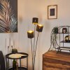 Lampadaire Alsen Noir, 3 lumières