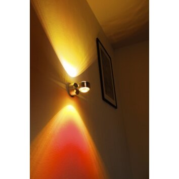 Applique murale Indore LED Aluminium, 2 lumières