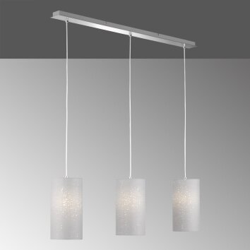 Suspension Fischer-Honsel Thor Chrome, 3 lumières