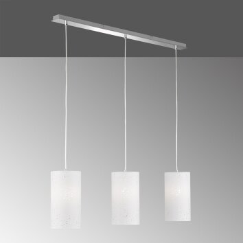 Suspension Fischer-Honsel Thor Chrome, 3 lumières