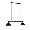 Suspension Fischer-Honsel Leitung Noir, 2 lumières