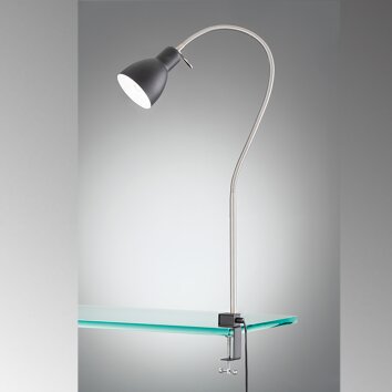 lampe â clipper Fischer-Honsel Lolland Noir, 1 lumière