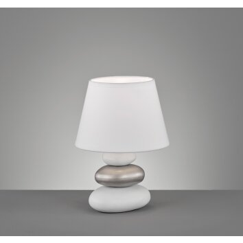 Lampe de table Fischer-Honsel Pibe Blanc, 1 lumière