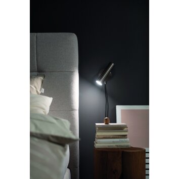 Applique murale SCHÖNER-WOHNEN-Kollektion Stina LED Nickel mat, 1 lumière